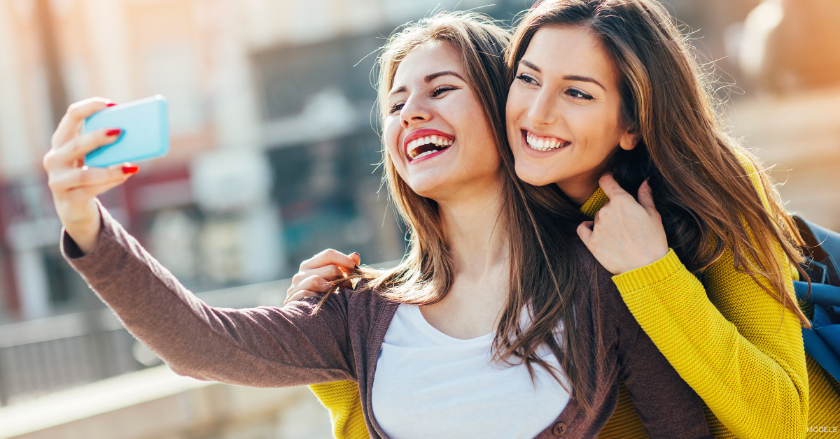 Women Taking a Selfie