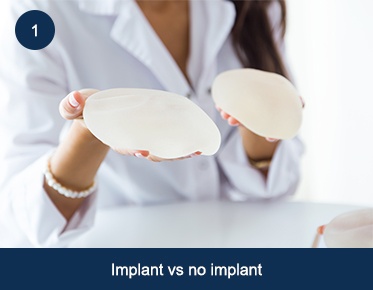 Breast Lift Diagram - #1 Implant vs. No implant