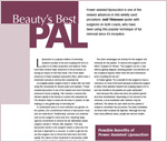 anti-aging and cosmetic surgery magazine article about power assisted liposuction