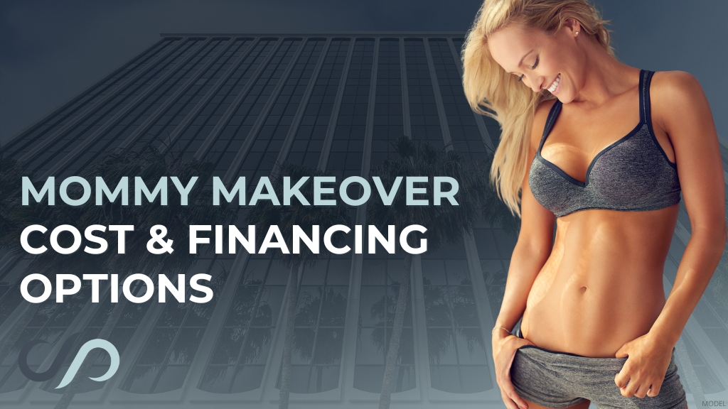 Woman smiling, showcasing mommy makeover results (model) Mommy Makeover Cost & Financing Options
