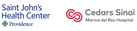 Saint John's Health Center logo, Cedars Sinai Hospital logo