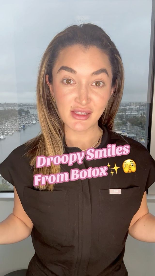 Droopy Smiles From Botox ✨🫣 // #filler #botox #medspa 

👉Droopy smiles occur when Botox is incorrectly injected into the lower face, impacting the wrong muscle. Commonly, injections go into the masseter or DAOs, the muscle pulling down the mouth corner. The wrong placement can affect your smile negatively. Choosing an experienced injector who knows the right areas to apply Botox to avoid a droopy smile is crucial, an outcome no one wants to experience.

👋BOOK NOW | In-office or virtual appointments by sending your name, number, and email to the DM. 

📲 CALL US | questions regarding treatment: (310) 300-1779

📩Email: Info@drstoker.com

🛍 SHOP SKINCARE | Link in bio 🔗

COMMENT BELOW 🔽
.
.
.
.
#dermalfiller #botox #beauty #antiaging #aesthetics #fillers #undereyefiller #dermalfiller #medicalspa #juvederm #skin #lipfiller #injectables #plasticsurgery #facial #cheekfiller #lips #esthetician #aestheticsexpert #facials #dermalfillers #selfcare #microneedling #dysport #bodycontouring #restylane #laser #skincareroutine