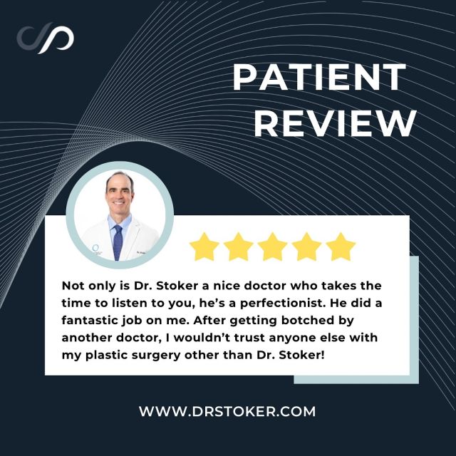 Patient Review 🔥✨ // #patientreview 

Our patients leave feeling satisfied because we tailor each procedure to their unique needs. We ensure every patient understands their treatment options for optimal results. It’s rewarding to hear positive feedback, like this from a recent patient.

👉Learn more about us by visiting drstoker.com, where you can view many incredible before and afters and information on our amazing procedures!
 
BOOK NOW | In-office or virtual appointments by sending your name, number, and email to the DM. 

📲 CALL US | questions regarding treatment: (310) 300-1779

📩Email: Info@drstoker.com

🛍 SHOP SKINCARE | Link in bio 🔗

COMMENT BELOW 🔽
.
.
.
.
#plasticsurgery #plasticsurgeon #cosmeticsurgery #beauty #liposuction #surgery #rhinoplasty #tummytuck #bbl #botox #breastaugmentation #beforeandafter #yelp #nosejob #facelift #mommymakeover #skincare #aesthetics #surgeon #aesthetic #antiaging #filler #cosmeticsurgeon #aestheticsurgery #doctor #breastimplants #dermatology #review